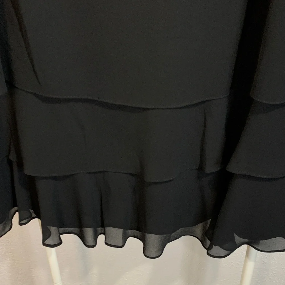 Ralph Lauren Black Label Sleeveless Black Midi Dress - Picture 2 of 5